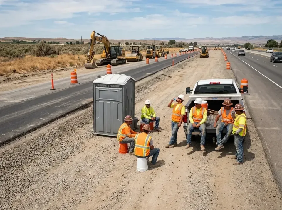 highway-road-construction-crew-007 — frequently asked questions, Porta Potty and Restroom Rentals in Delhi, CA